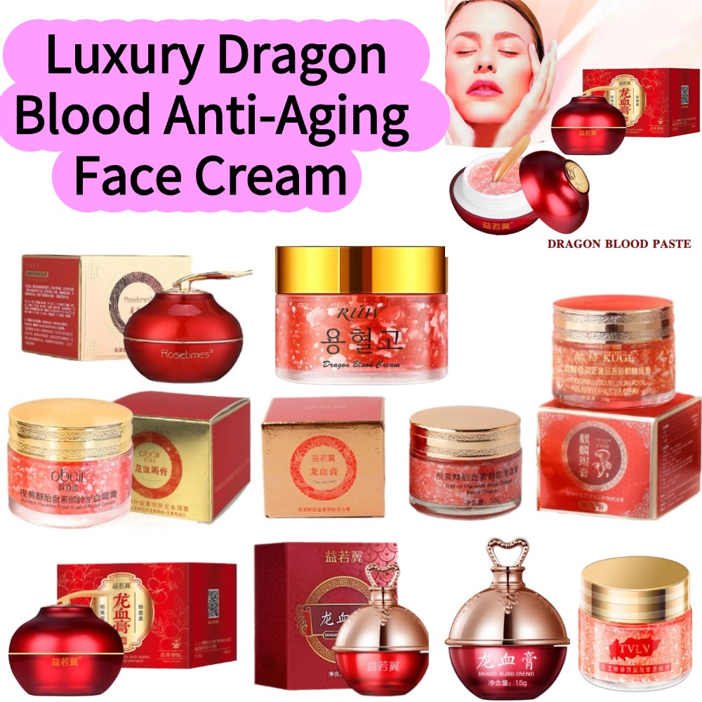 Luxury Skin Care - ラグジュアリードラゴンブラッドアンチエイジングフェイスクリームレチノールエキスユースリニューアルモイスチャライジングスキンケアオーバーナイトフェイシャルエッセンスクリーム