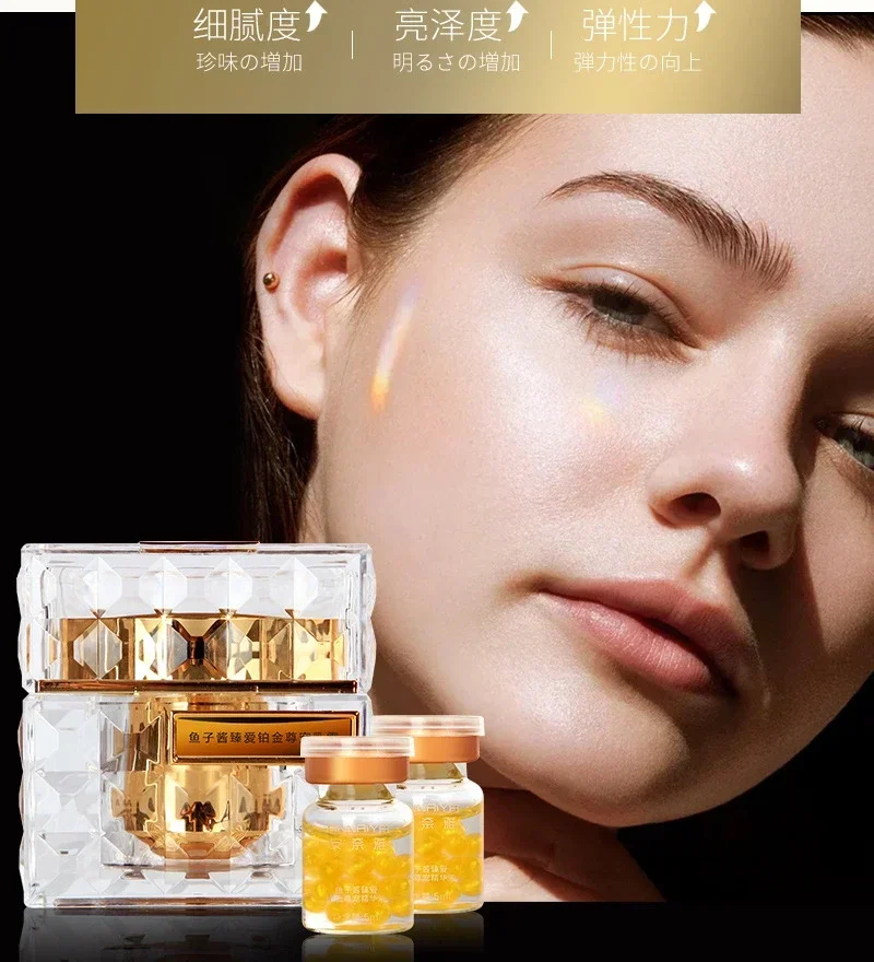 Luxury Skincare Set - プラチナレアラグジュアリーキャビアケアセット フェイシャルクリーム ハリ・弾力アップ しわ改善 保湿・修復 栄養補給