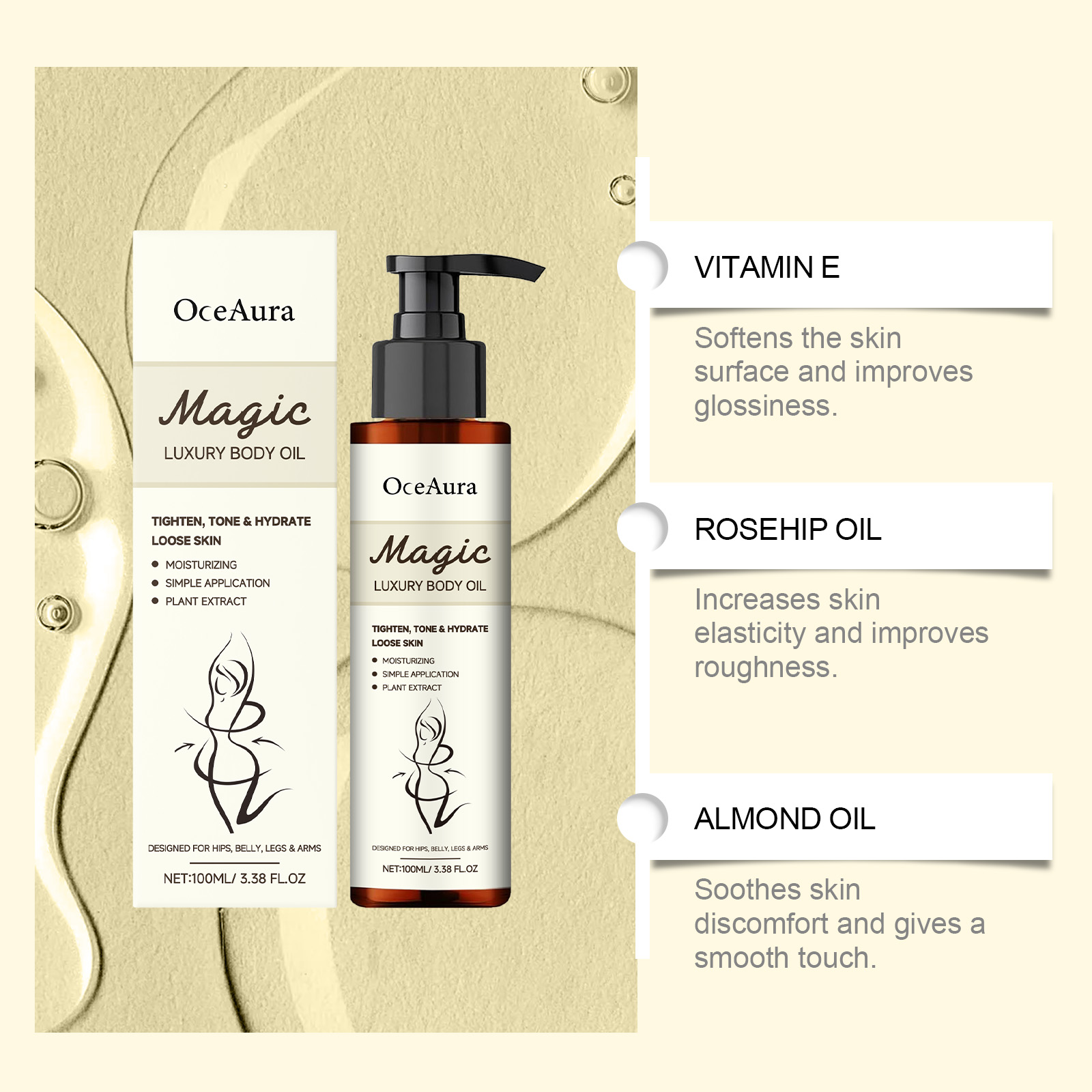マジックボディラグジュアリーオイル　ディープモイスチャライジ - Luxury Skin Care のレビューと価格