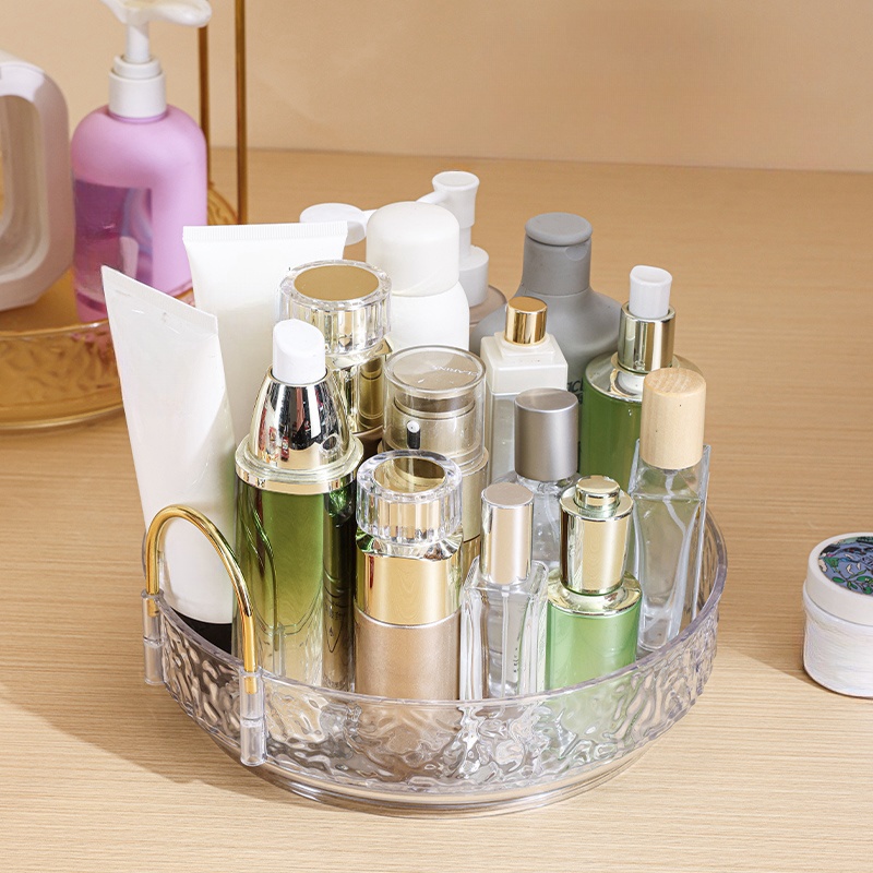 軽量化粧品収納ボックス、ドレッシングテーブル、多層回転ラック - Luxury Skincare Dupes のレビューと価格