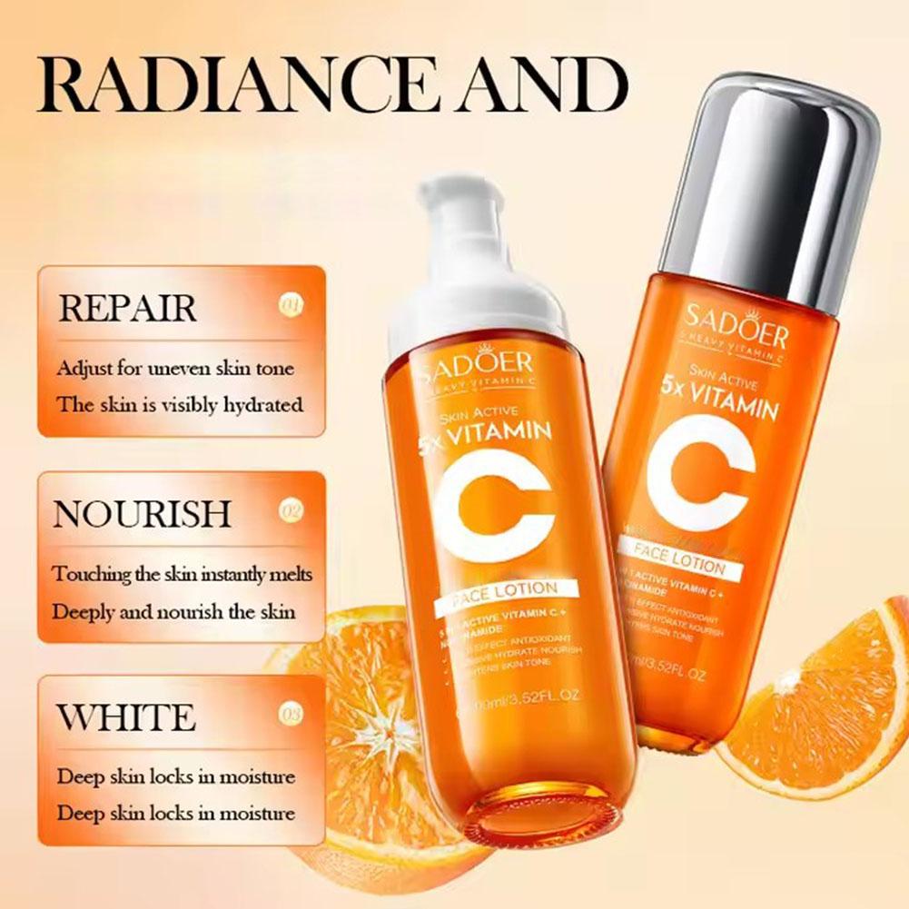 SADOER 5倍濃縮ビタミンCフェイシャルスキンケアキット - Luxury Skincare Set のレビューと価格