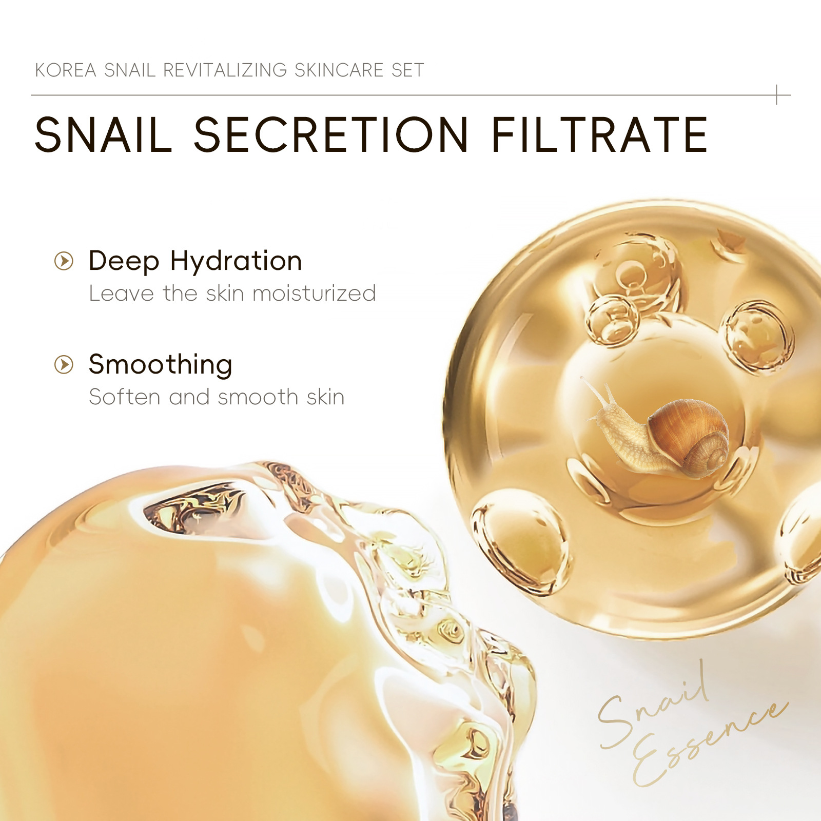 5 個箱入り韓国カタツムリスキンケアセットカタツムリフェイス - Luxury Skincare Set のレビューと価格