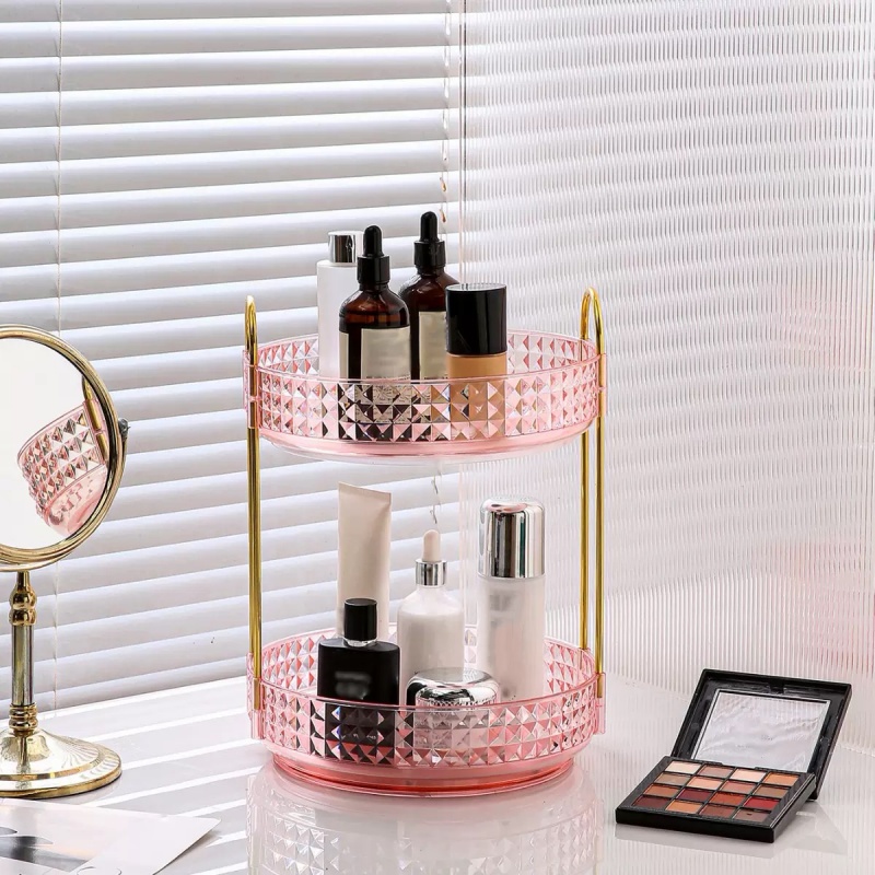 1個入り/高級化粧品収納ボックス デスクトップ回転式化粧台オ - Luxury Skin Care のレビューと価格
