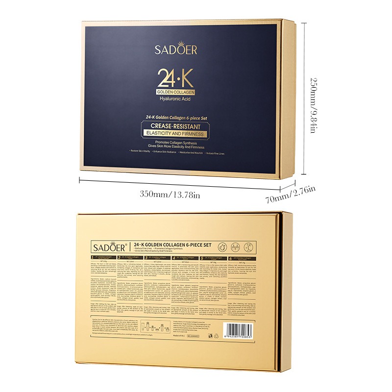 24Kゴールドコラーゲンプロテインスキンケアセット - あら - Luxury Skincare Set のレビューと価格