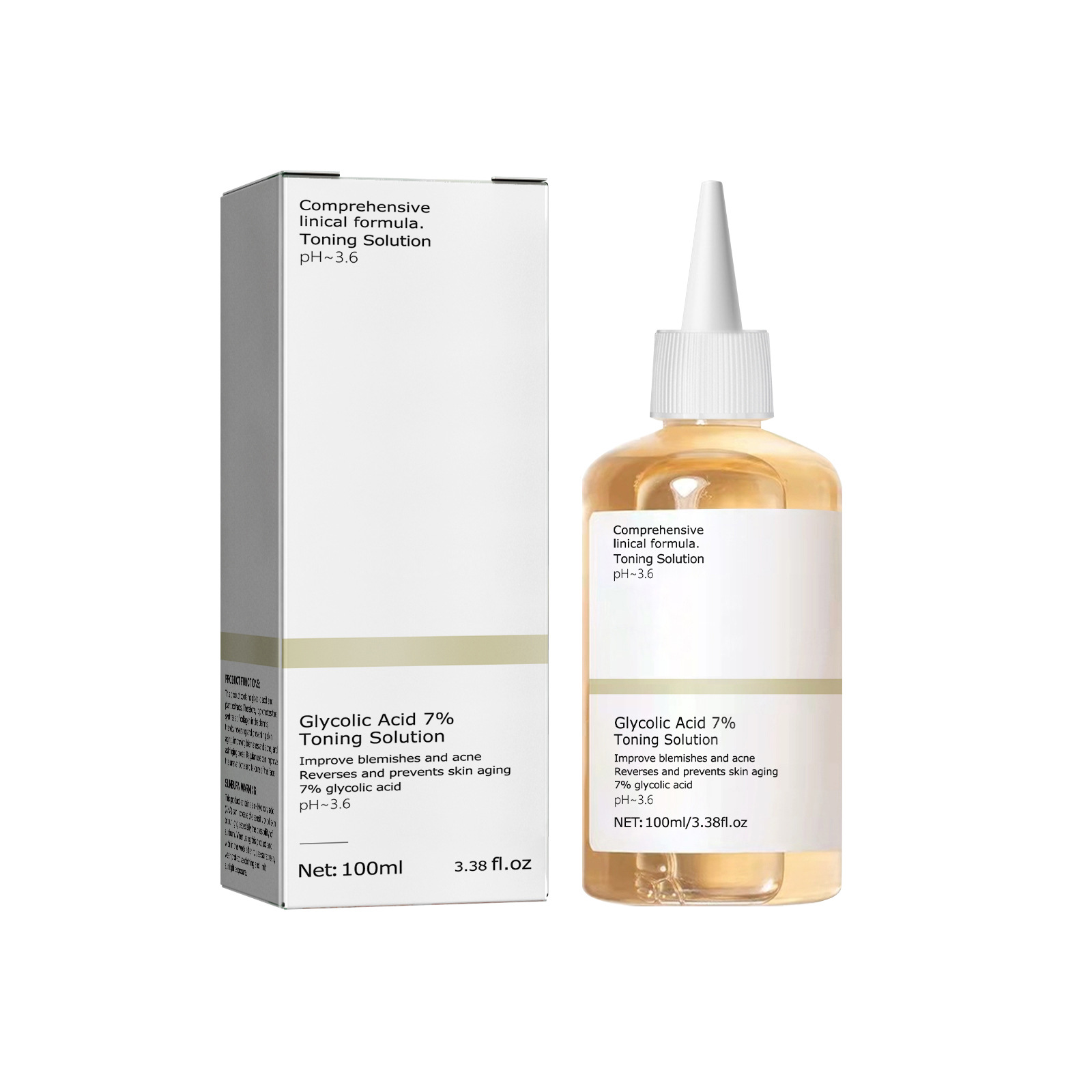 100ml グリコール酸 7% トーニング ソリューション  - Luxury Skin Care のレビューと価格